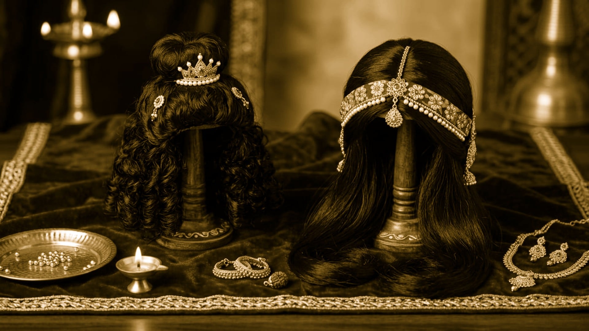 Taira Tikli Noth Set (Bridal Deity Ornaments)